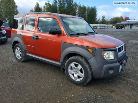 2005 Honda Element Ex VIN 5J6YH286X5L031594 фото 4