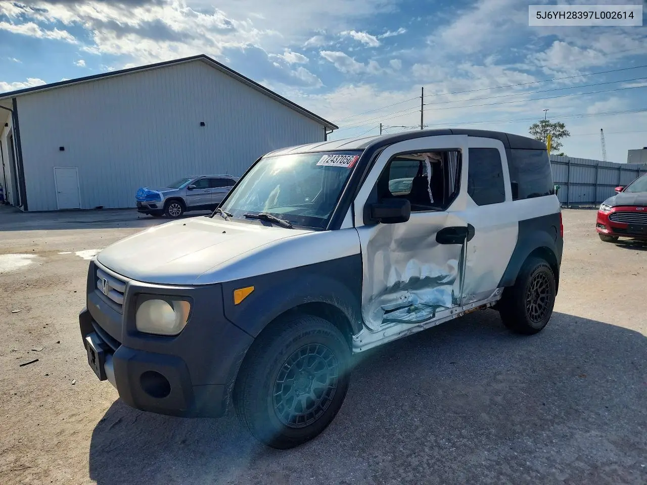 2007 Honda Element Lx VIN 5J6YH28397L002614 фото 1