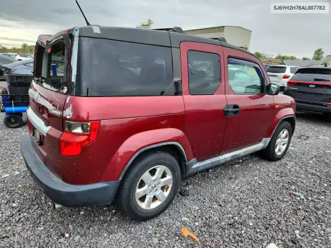 5J6YH2H78AL007782 — 2010 Honda Element, фото 3 с аукциона Copart, Верхняя часть / Крыша