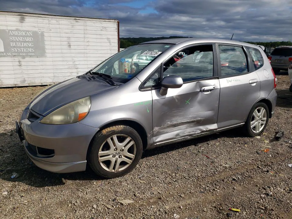 2007 HONDA FIT VIN JHMGD37627S019354 фото 1