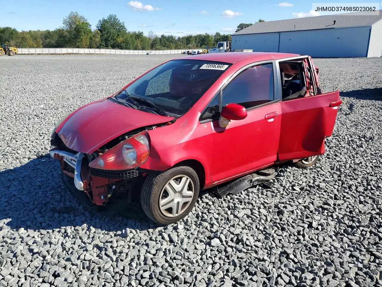 JHMGD37498S023062 Honda Fit 2008 — повреждение Повреждения со всех сторон, фото до ремонта