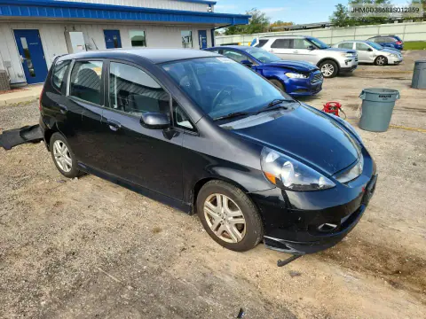 2008 Honda Fit Sport VIN JHMGD38688S012859 фото 4