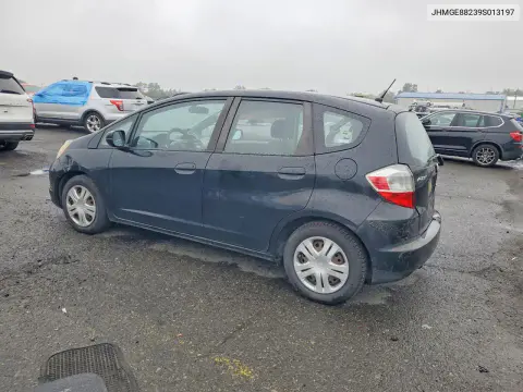 2009 Honda Fit VIN JHMGE88239S013197 фото 2