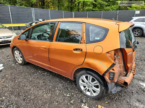 2009 Honda Fit Sport VIN JHMGE88449S004106 фото 2