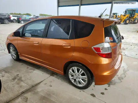 JHMGE884X9S075827 — 2009 Honda Fit, фото 2 с аукциона Copart, Сторона
