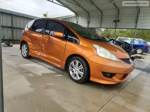 JHMGE884X9S075827 — 2009 Honda Fit, фото 4 с аукциона Copart, Сторона