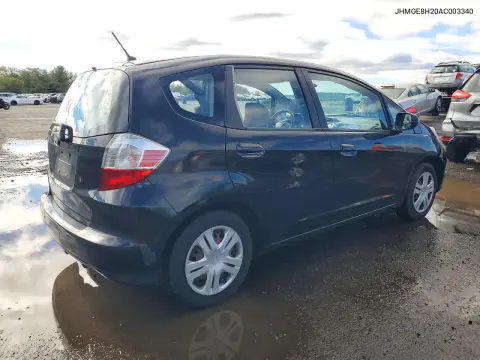 2010 Honda Fit VIN JHMGE8H20AC003340 фото 3
