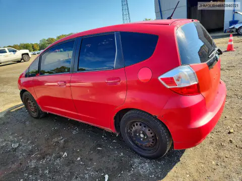 2010 Honda Fit Sport VIN JHMGE8H48AC040721 фото 2