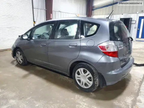 2011 Honda Fit VIN JHMGE8G36BS009418 фото 2
