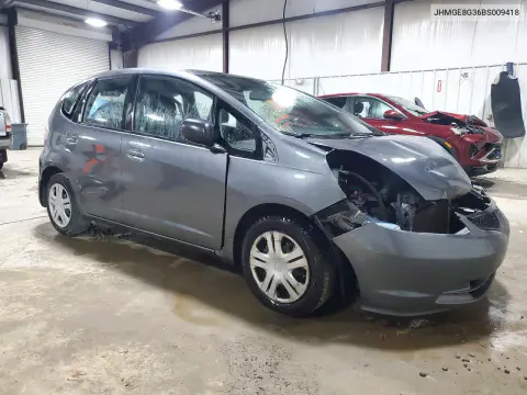 2011 Honda Fit VIN JHMGE8G36BS009418 фото 4