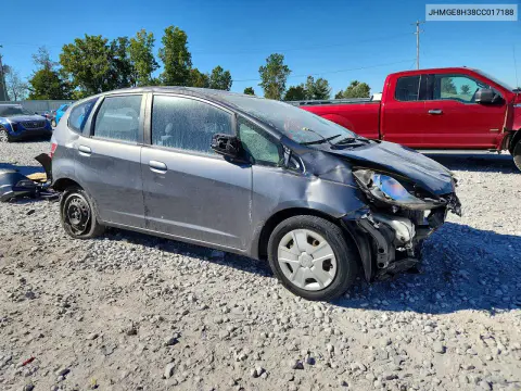 2012 Honda Fit VIN JHMGE8H38CC017188 фото 4