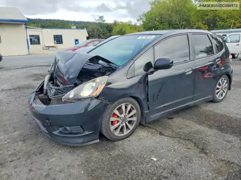 2013 Honda Fit Sport VIN JHMGE8G55DC056972 фото 1