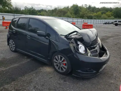 2013 Honda Fit Sport VIN JHMGE8G55DC056972 фото 4