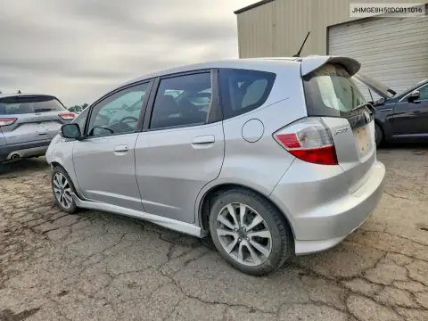 2013 Honda Fit Sport VIN JHMGE8H50DC011016 фото 2