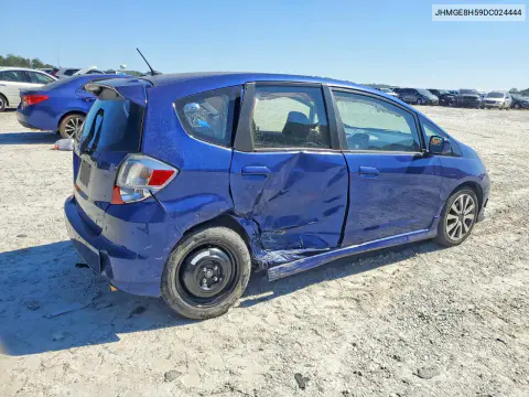 2013 Honda Fit Sport VIN JHMGE8H59DC024444 фото 3