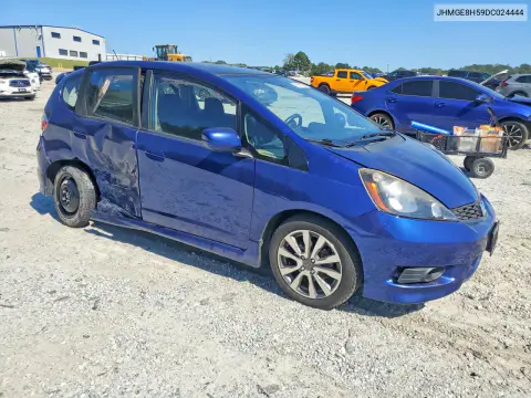 2013 Honda Fit Sport VIN JHMGE8H59DC024444 фото 4