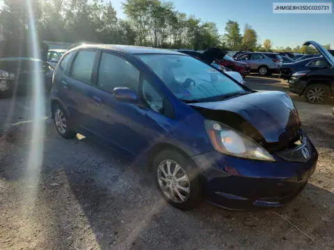 JHMGE8H35DC020731 — 2013 Honda Fit, фото 4 с аукциона Copart 20.10.2026, Передняя часть