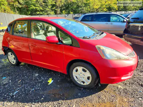 2013 Honda Fit VIN JHMGE8H38DC010288 фото 4