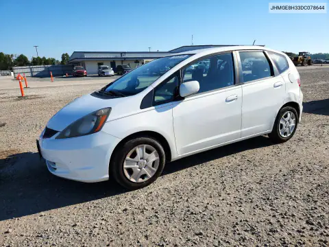 JHMGE8H33DC078644 — 2013 Honda Fit, Задняя часть, фото до ремонта