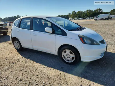 JHMGE8H33DC078644 — 2013 Honda Fit, фото 4 с аукциона Copart, Задняя часть
