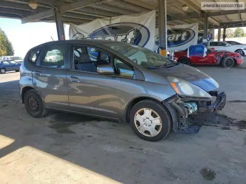 JHMGE8H33DC017133 — 2013 Honda Fit, фото 4 с аукциона Copart, Передняя часть