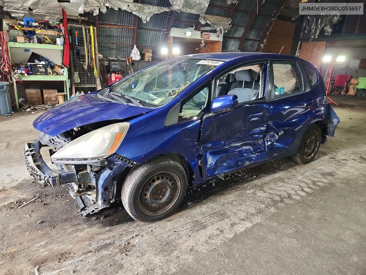2013 Honda Fit VIN JHMGE8H38DC055697 фото 1