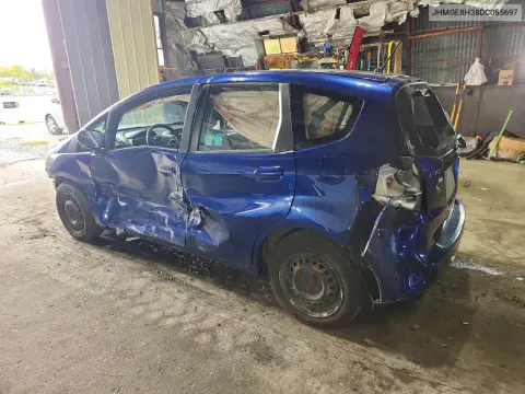 2013 Honda Fit VIN JHMGE8H38DC055697 фото 2