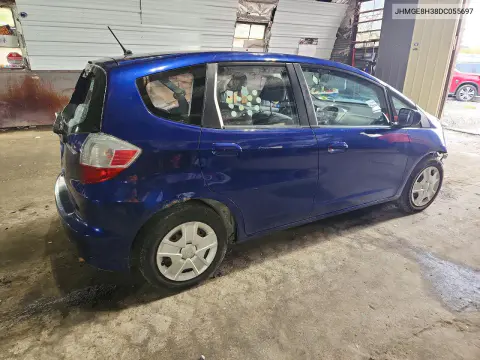 2013 Honda Fit VIN JHMGE8H38DC055697 фото 3