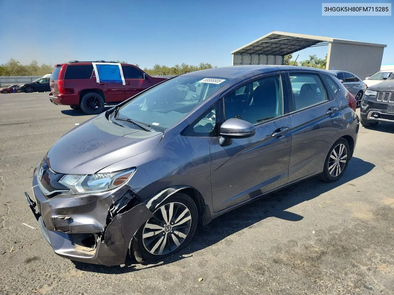 2015 Honda Fit Ex VIN 3HGGK5H80FM715285 фото 1