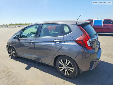 2015 Honda Fit Ex VIN 3HGGK5H80FM715285 фото 2