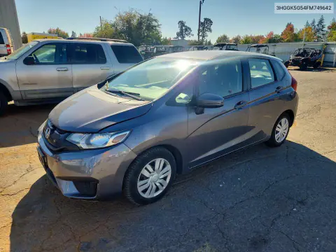 3HGGK5G54FM749642 — 2015 Honda Fit, Передняя часть, фото до ремонта