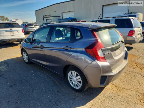 2015 Honda Fit Lx VIN 3HGGK5G54FM749642 фото 2