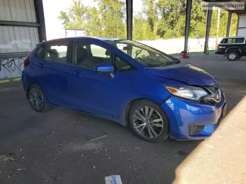 2015 Honda Fit Ex VIN 3HGGK5H8XFM762159 фото 4