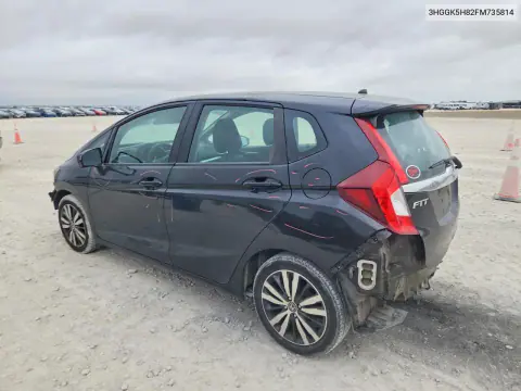 2015 Honda Fit Ex VIN 3HGGK5H82FM735814 фото 2