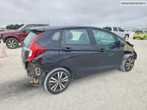 2015 Honda Fit Ex VIN 3HGGK5H82FM735814 фото 3