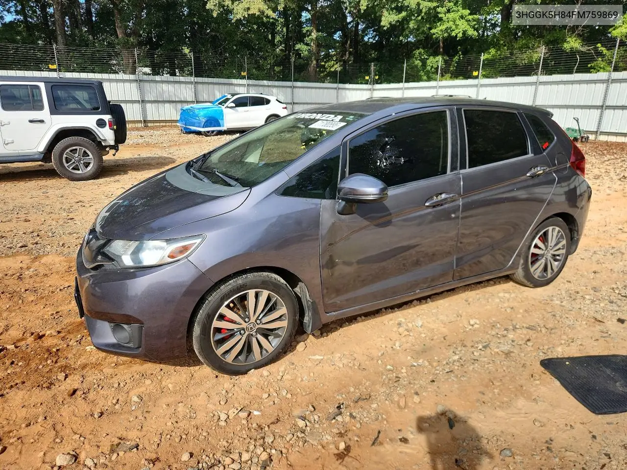 2015 Honda Fit Ex VIN 3HGGK5H84FM759869 фото 1