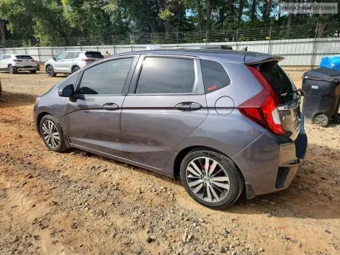 2015 Honda Fit Ex VIN 3HGGK5H84FM759869 фото 2