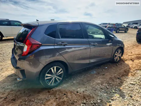 2015 Honda Fit Ex VIN 3HGGK5H84FM759869 фото 3