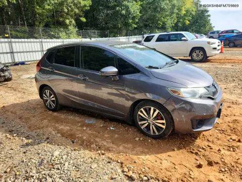 2015 Honda Fit Ex VIN 3HGGK5H84FM759869 фото 4