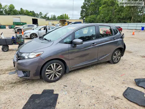 JHMGK5H76GX033821 — 2016 Honda Fit, Задняя часть, фото до ремонта