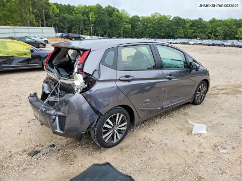 JHMGK5H76GX033821 — 2016 Honda Fit, фото 3 с аукциона Copart, Задняя часть