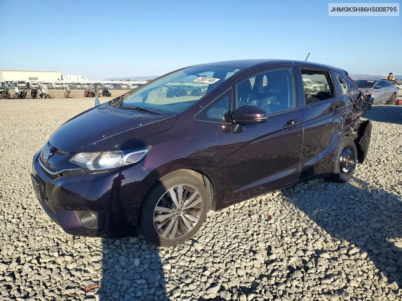 JHMGK5H86HS008795 Honda Fit 2017 — повреждение Задняя часть, фото до ремонта