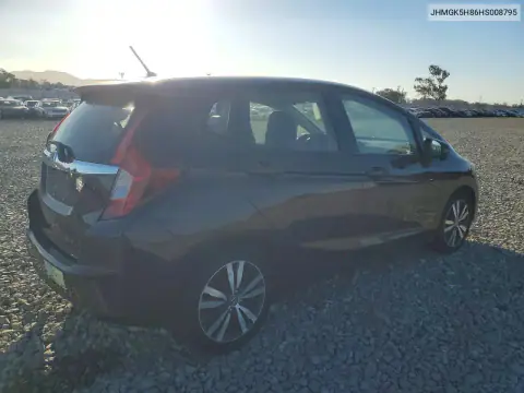 JHMGK5H86HS008795 — 2017 Honda Fit, фото 3 с аукциона Copart, Задняя часть