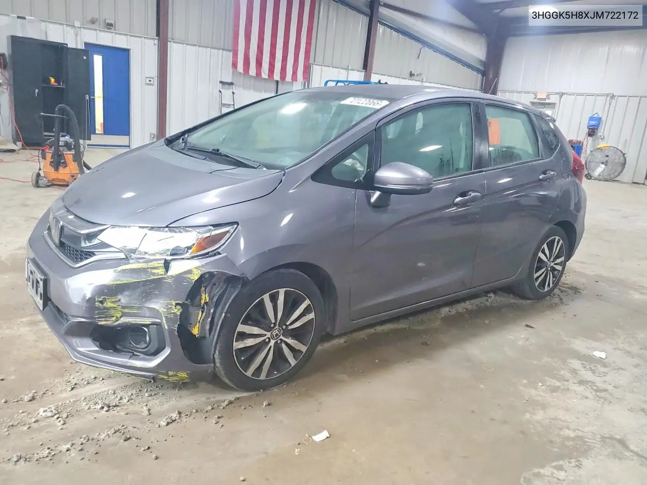 2018 Honda Fit Ex VIN 3HGGK5H8XJM722172 фото 1