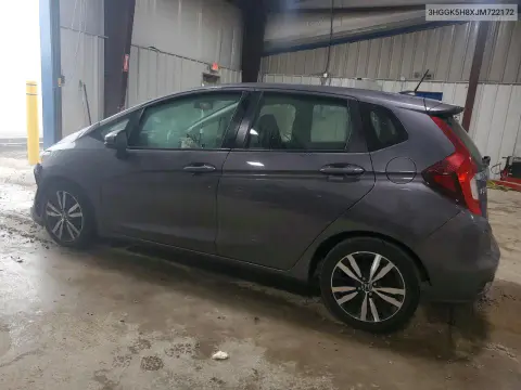 2018 Honda Fit Ex VIN 3HGGK5H8XJM722172 фото 2