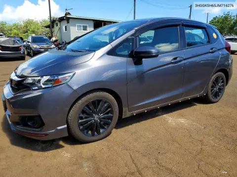 2018 Honda Fit Sport VIN 3HGGK5H65JM716276 фото 1