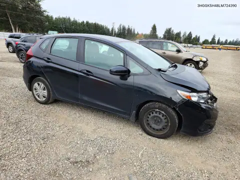 3HGGK5H48LM724390 — 2020 Honda Fit, фото 4 с аукциона Copart, Передняя часть