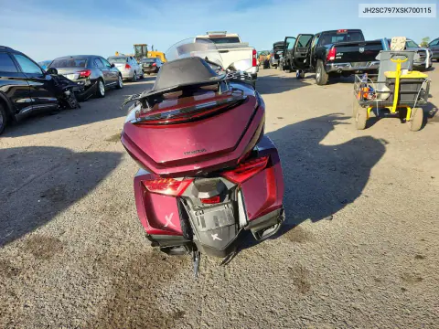 2025 Honda Gl1800 D VIN JH2SC797XSK700115 фото 4