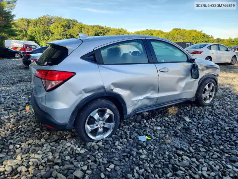 3CZRU6H33GM766819 — 2016 Honda HR-V, фото 3 с аукциона Copart, Повреждения со всех сторон