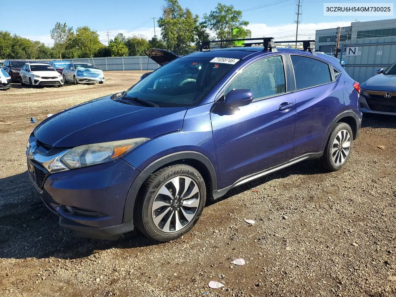 2016 Honda Hr-V Ex VIN 3CZRU6H54GM730025 фото 1